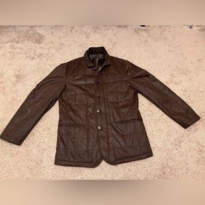 VTG Johnston and Murphy Men's Leather Corduroy jacket (M)